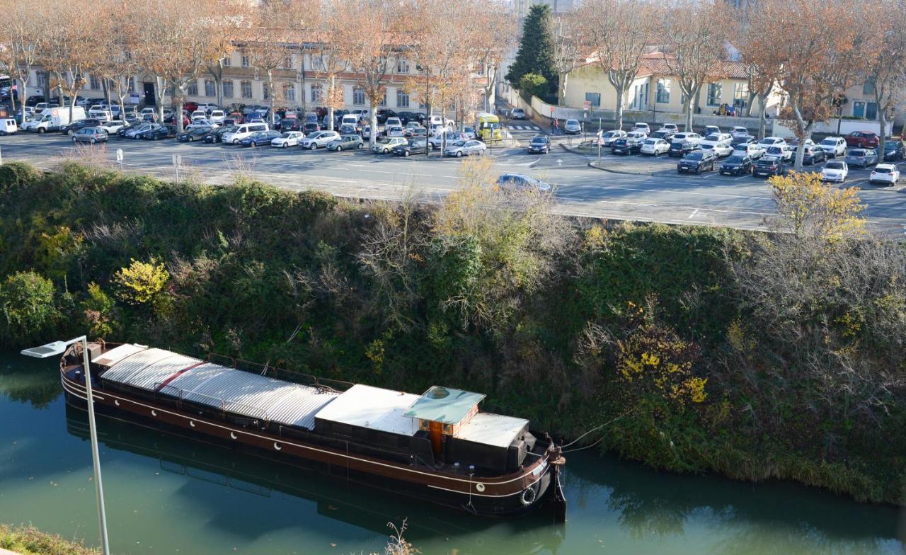 Balcon Sur Canal Leilighet Carcassonne Eksteriør bilde