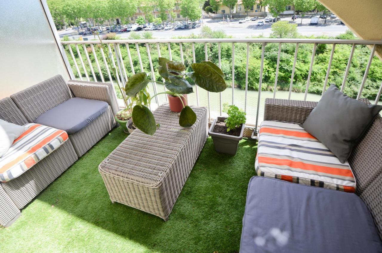 Balcon Sur Canal Leilighet Carcassonne Eksteriør bilde